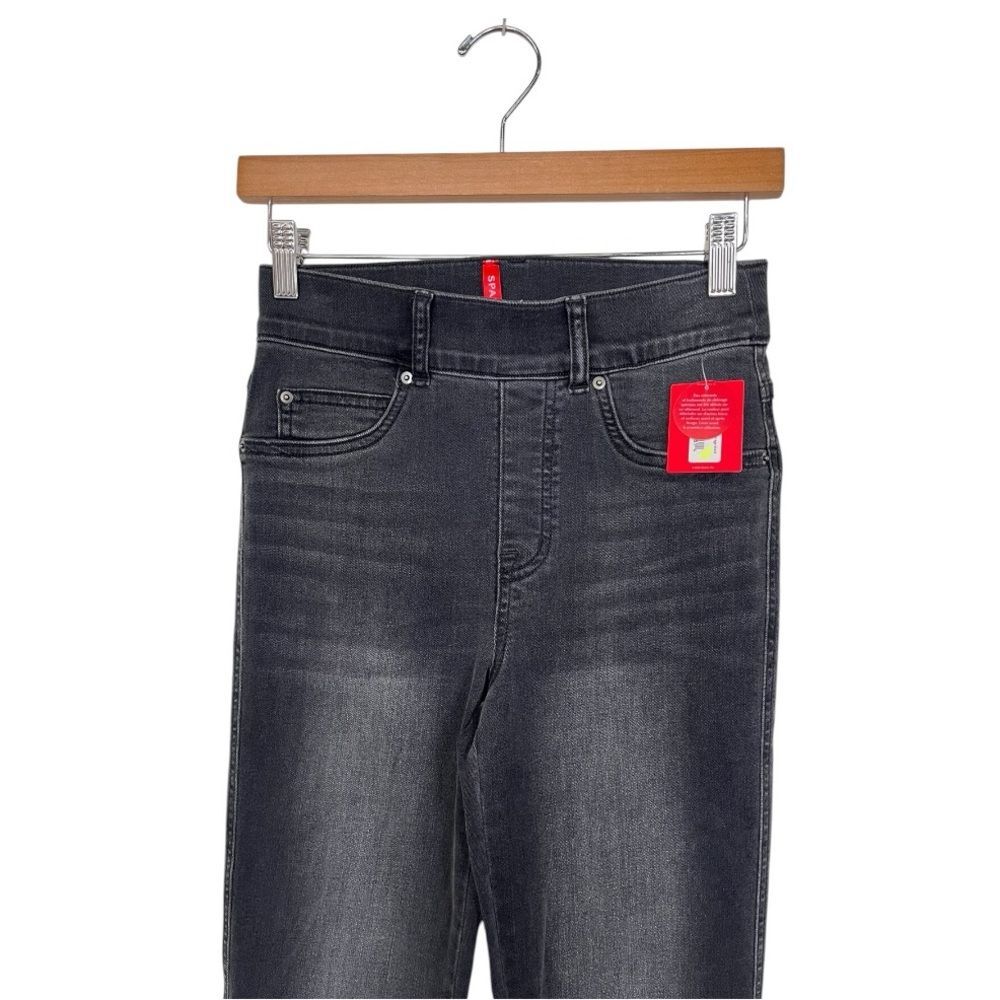NWT SPANX | 20355R Vintage Black Straight Leg Jeans XS‎ - Picture 5 of 12